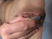 HER VIBRATOR STUCK INSIDE WET PUSSY! #RealOrgasm #Details #AnalPlug 4/16