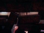 Naruto Hentai - Threesome Hinata Sucks and Gets Fucked Through a Wall 14/16