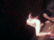 Naruto Hentai - Threesome Hinata Sucks and Gets Fucked Through a Wall 2/16