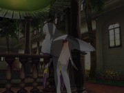 3D HENTAI Emiria Re:Zero threw her leg and fucked 1/16