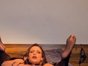 Double penetration sex toys doggystyle avec porte jartelle | CAM4 6/16