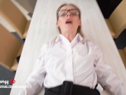 Passionate sex with a  beauty real estate agent 12/16