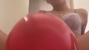 Watch me squirt from the balloon challenge