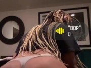 thick teen shaking ass