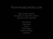 PantyhoseLandia - Melisa Mendini Stockings in bath teaser 15/16