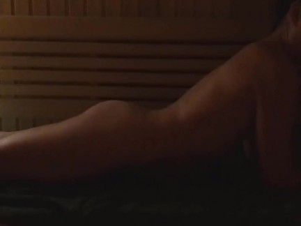 Fuck and Squirt ORGASMS in Public Sauna # Risky QUICKY SEX while no one is in the Sauna