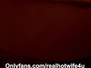 Husband cums while watching wife fuck bull in theater room 10/16