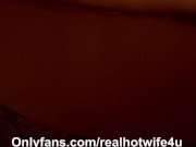 Husband cums while watching wife fuck bull in theater room 2/16