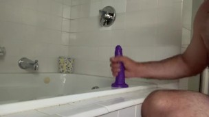 Curious daddy bear rides a newer, bigger toy (Pt 1)
