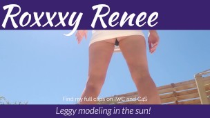 Leggy Modeling in the Sun!
