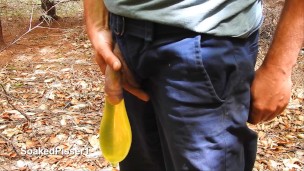 A Posh Forest Condom Pissin Italian Hunk