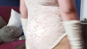 Wife's Erotic & HOT Striptease - Gaping Holes