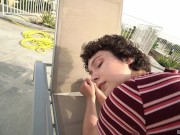 Urlaubsflirt eskaliert - AO-Sex am Hotelpool ! Hoffentlich erwischt mich keiner! 10/16