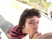 Urlaubsflirt eskaliert - AO-Sex am Hotelpool ! Hoffentlich erwischt mich keiner! 15/16