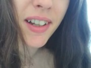 Naked Nudist Crazy White Girl Onlyfans Only FANS ManyVids Cam Slut Drinks Morning Coffee Lunatic 5/16