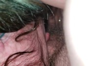 Close up inside pussy face fucked while fucked with a bottle cumming the whole time 11/16