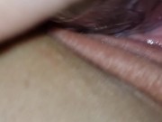 Close up inside pussy face fucked while fucked with a bottle cumming the whole time 3/16