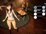 Our appartment [Hentai SFM game] Ep.2 Rainbow party girl enjoy a huge dildo and have an intense orga 3/16