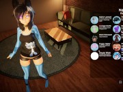 Our appartment [Hentai SFM game] Ep.2 Rainbow party girl enjoy a huge dildo and have an intense orga 5/16