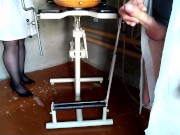 Suddenly cummed on the nurse while taking the sperm analysis 1/16