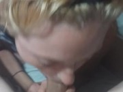 sister in law gave me best blowjob and let's me cum on her face 12/16