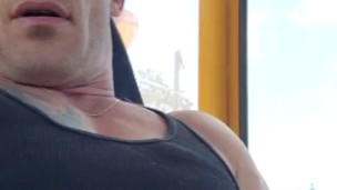 Construction workers strokes thick cock to his wyld thoughts. Can u cum with me? 