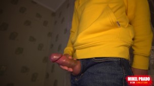 Boy playing with his cock in snapchat