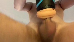 Cumming inside my fleshlight