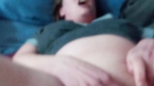 Wide wet pussy and anal gaping