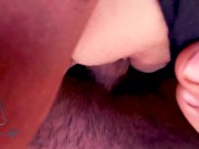 Blowjob & Creampie in Car to SCHOOL MILF with Cute Ass 🔹 Real Amateur MY BLUE APPLE  15/16