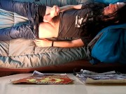 Male Solo Cum Eating 39 (Up Angle)