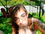 Hot Brunette Takes Extreme Load 12/16