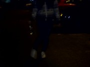 Sexy tired girl go back from party and wetting her jeans 2/16