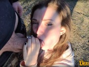 cute schoolgirl in a jacket gets fucked hard and gives a good blowjob to get a lot of cum on 4/16