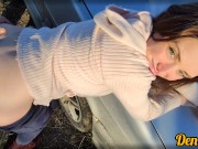 cute schoolgirl in a jacket gets fucked hard and gives a good blowjob to get a lot of cum on 5/16