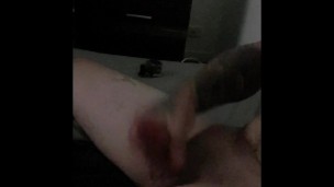 Pulling my dick until I cum