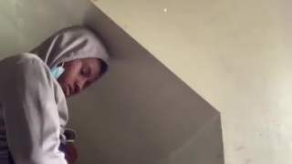 St8 Guy Jerks-off till He Nuts at Construction site(got caught) 