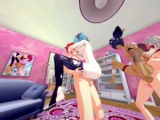 FOURSOME WITH EULA AND XINYAN - GENSHIN IMPACT PORN 7/16