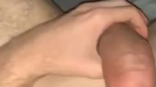 21yo teen jerking off his BIG COCK - POV