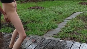 Demons peeing in the rain