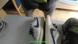 18yo cum on white Nike Shoes