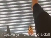 Angela Doll - défi abonné : je lui vide les couilles et repart avec son sperme sur la gueule 11/16