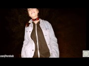 POV BJ and Rough Sex Outside Among Some Ruins -- a Domthenation BDSM documentary session 2/16