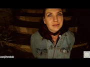 POV BJ and Rough Sex Outside Among Some Ruins -- a Domthenation BDSM documentary session 5/16