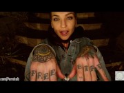 POV BJ and Rough Sex Outside Among Some Ruins -- a Domthenation BDSM documentary session 7/16