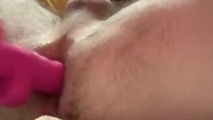 Dildo fucking straight boy solo