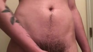 Tatted twink shoots thick load 