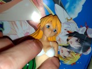 日焼け白ビキニのエヴァンゲリオン式波アスカラングレーのフィギュアにぶっかけ&キス&舐めまわし【キモオタクのオナニー】 - Screenshot 2 of 16 - Semen