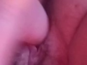 7" Dildo deep in her tight asshole