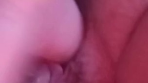 7" Dildo deep in her tight asshole